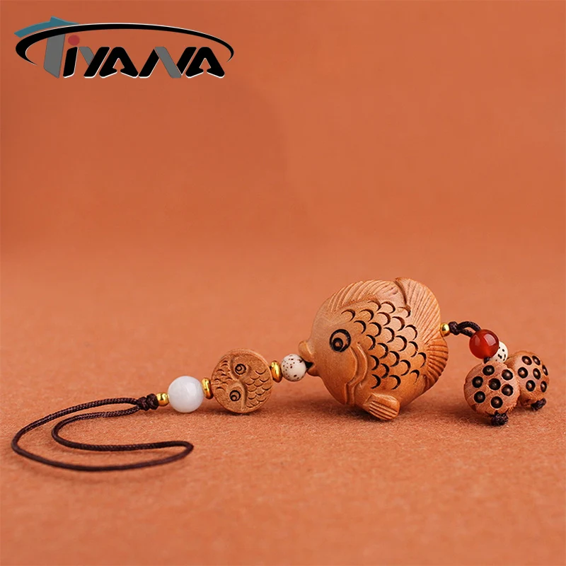 Tiyana Cute Fish Mobile Phone Chain Wooden Pendant Personality Creative Car Key Accessories Hand-knitted Lanyard
Tiyana Cute Fish Mobile Phone Chain Wooden Pendant Personality Creative Car Key Accessories Hand-knitted Lanyard