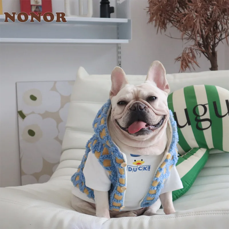 NONOR Autumn Winter Pet Dog Clothes Soft Fleece Dog Jacket Small and Medium Dog Clothes French Bulldog Dog Vest Pet Supplies
NONOR Autumn Winter Pet Dog Clothes Soft Fleece Dog Jacket Small and Medium Dog Clothes French Bulldog Dog Vest Pet Supplies