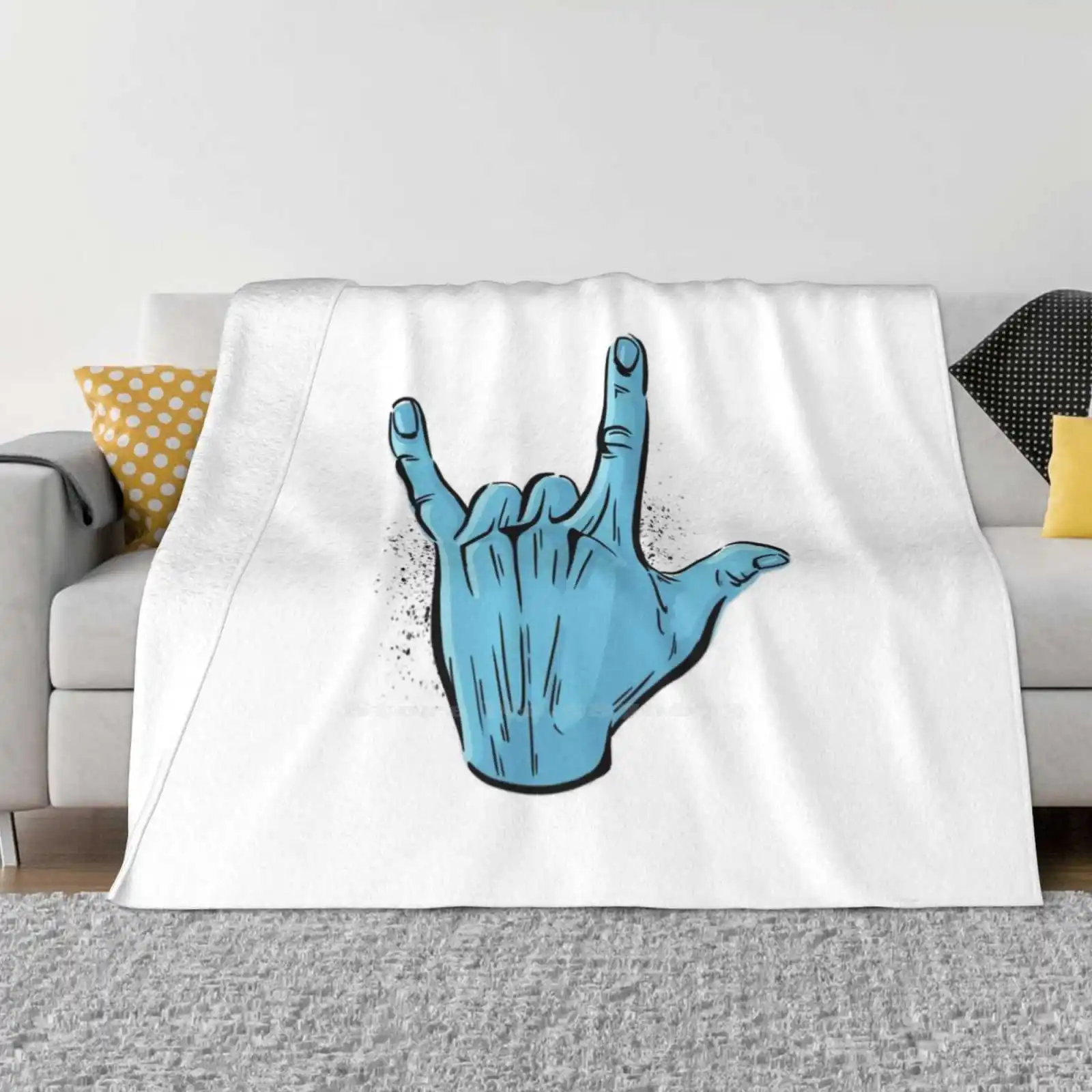 Rock On! New Selling Custom Print Flannel Soft Blanket Rockon Respect Love Blue Spraypaint Graphic Dio Ozzy Rockmusic
Rock On! New Selling Custom Print Flannel Soft Blanket Rockon Respect Love Blue Spraypaint Graphic Dio Ozzy Rockmusic