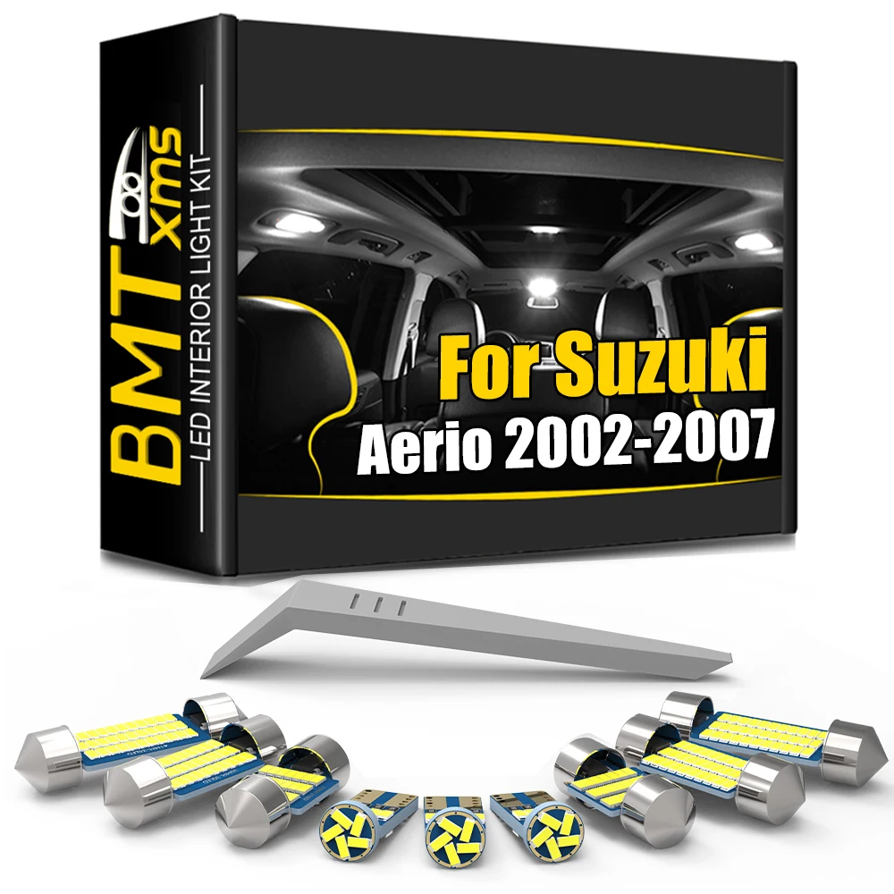 BMTxms Canbus LED Interior Lights For Suzuki Aerio 2002-2007 Error Free Vehicle Car Dome Map Trunk License Plate Lamp Bulb Kit 
BMTxms Canbus LED Interior Lights For Suzuki Aerio 2002-2007 Error Free Vehicle Car Dome Map Trunk License Plate Lamp Bulb Kit
