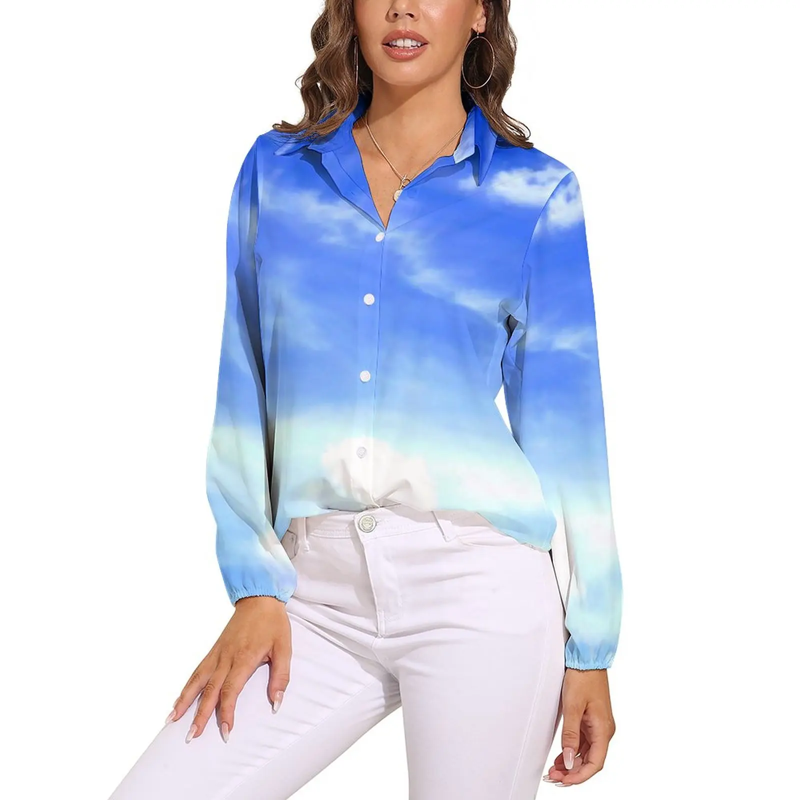 White Cloud Blouse Woman Dramatic Blue Sky Street Fashion Loose Blouses Long-Sleeve Pretty Shirt Graphic Clothing Big Size 3XL
White Cloud Blouse Woman Dramatic Blue Sky Street Fashion Loose Blouses Long-Sleeve Pretty Shirt Graphic Clothing Big Size 3XL