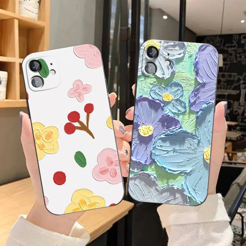 Oil Painting Flower Phone Case for iPhone 12 11 Pro 13 Mini MAX 8 7 6s Plus SE 2020 X XR XS 6 5s girlfriends protective case
Oil Painting Flower Phone Case for iPhone 12 11 Pro 13 Mini MAX 8 7 6s Plus SE 2020 X XR XS 6 5s girlfriends protective case