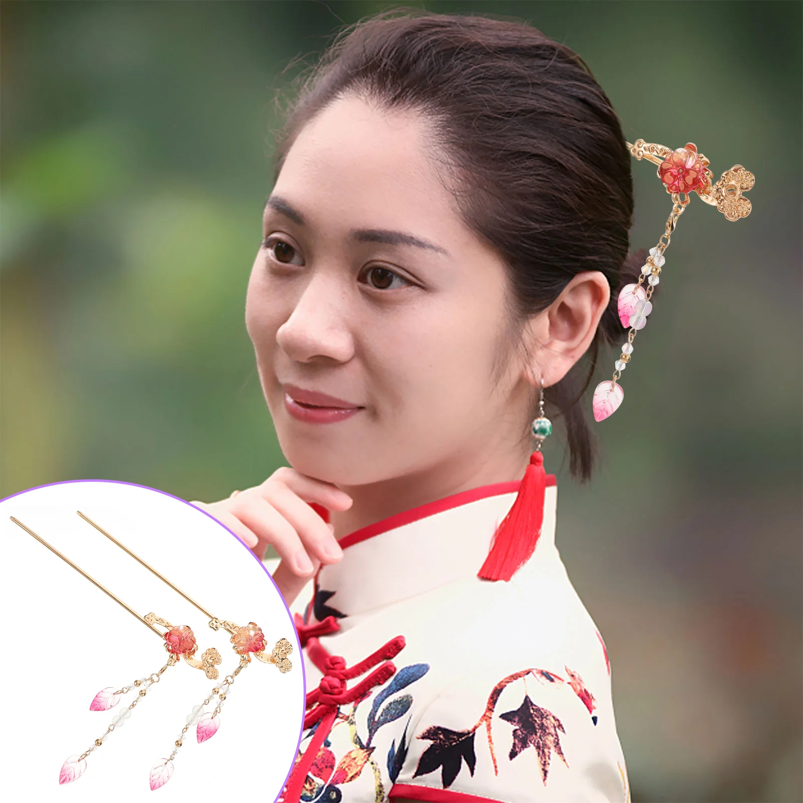 Hair Sticks Stick Chopsticks Chinese Women Tassel Flower Vintage Style Alloy Thick Clips Accessories Pin Pins Long Gift
Hair Sticks Stick Chopsticks Chinese Women Tassel Flower Vintage Style Alloy Thick Clips Accessories Pin Pins Long Gift