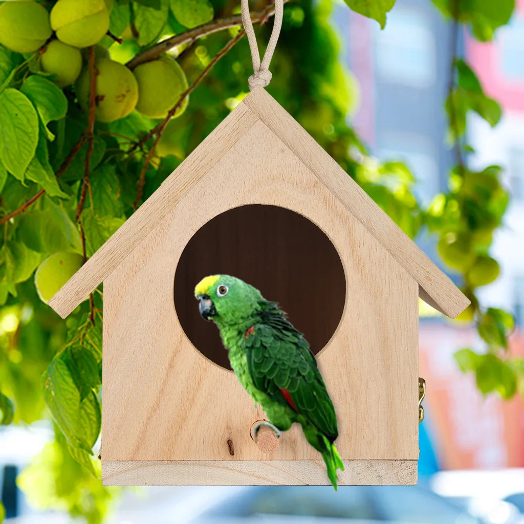 Large creative wall-mounted bird house bird box handmade wooden box cage outdoor bird house garden yard hanging pet supplies
Large creative wall-mounted bird house bird box handmade wooden box cage outdoor bird house garden yard hanging pet supplies