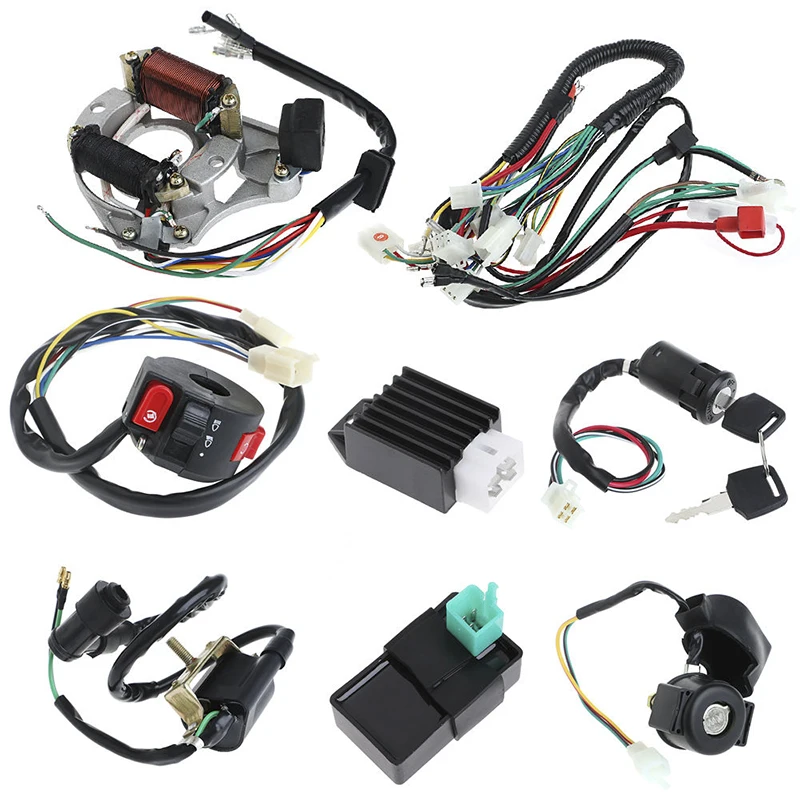 50/70/90/110CC CDI Wire Harness Assembly Wiring Set ATV Electric Quad Coolster
50/70/90/110CC CDI Wire Harness Assembly Wiring Set ATV Electric Quad Coolster