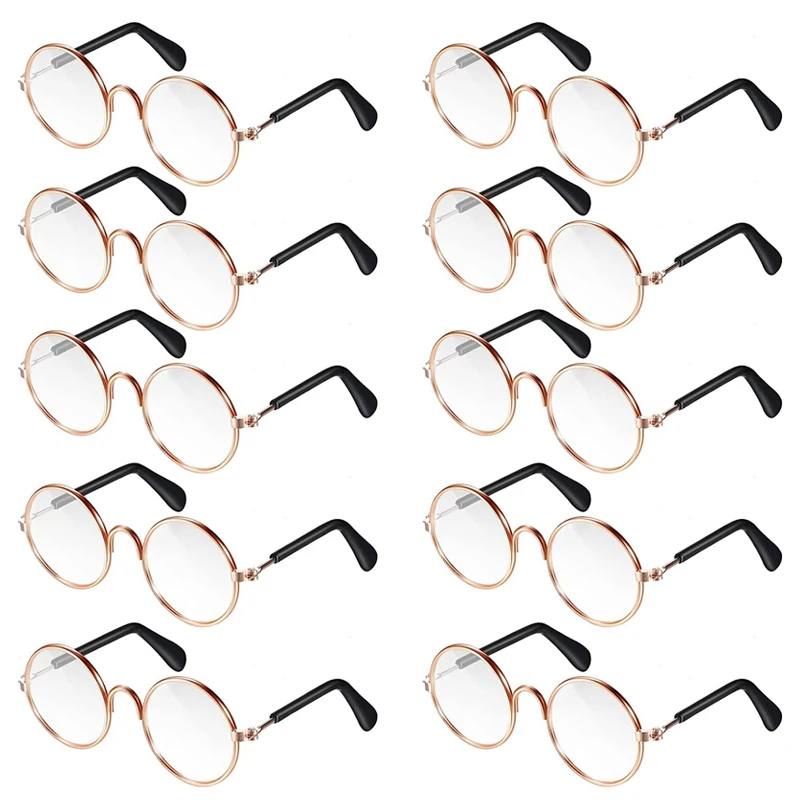 10PC Cat Sunglasses Transparent Retro Circular Pomeranian Dog Sunglasses Eyewear Photos Props Accessories Cosplay Glasses
10PC Cat Sunglasses Transparent Retro Circular Pomeranian Dog Sunglasses Eyewear Photos Props Accessories Cosplay Glasses