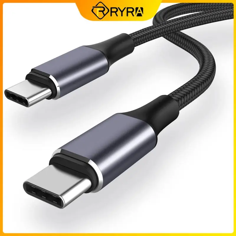 RYRA Fast Charge PD 100W USB C To USB Type-C Cable Data Cable For Huawei P30 Samsung Xiaomi Phone Data Line Quick Charge Cable
RYRA Fast Charge PD 100W USB C To USB Type-C Cable Data Cable For Huawei P30 Samsung Xiaomi Phone Data Line Quick Charge Cable