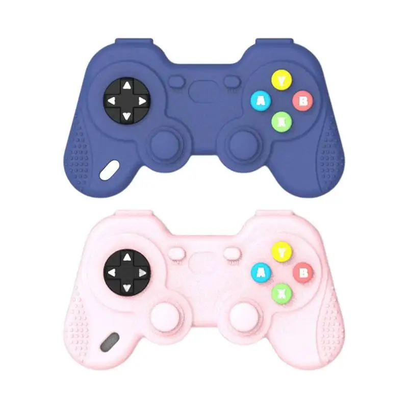 Durable Baby Teething Toys Silicone Baby Teething Gamepad Shape Teether Toys For Babies 0-12 Months Baby Teethers Relief Soothe
Durable Baby Teething Toys Silicone Baby Teething Gamepad Shape Teether Toys For Babies 0-12 Months Baby Teethers Relief Soothe