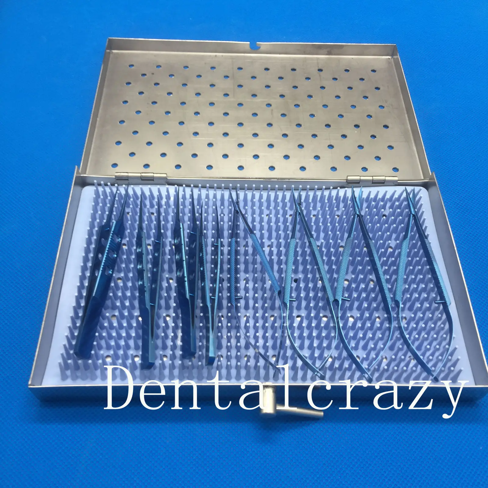 8pcs Titanium Microsurgery Ophthalmic Equipment Surgical Instrument with case
8pcs Titanium Microsurgery Ophthalmic Equipment Surgical Instrument with case