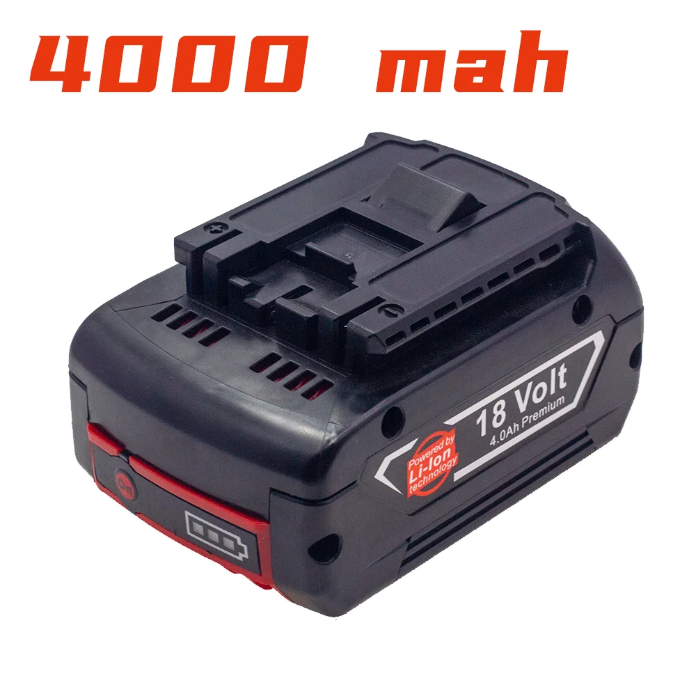 For Bosch 18V 4.0AH AL1860 BSH PLH RHS GCB GDX GHO GKS GSA Electric Drill Wrench Power Tool Lithium Ion Battery Charger Set
For Bosch 18V 4.0AH AL1860 BSH PLH RHS GCB GDX GHO GKS GSA Electric Drill Wrench Power Tool Lithium Ion Battery Charger Set