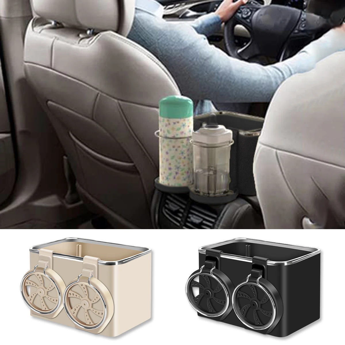 Car Armrest Storage Box Water Cup Holder Car Seat Organizer PU Leather for Tissue Car Keys Car Drink Holder for 2.9" Bottle
Car Armrest Storage Box Water Cup Holder Car Seat Organizer PU Leather for Tissue Car Keys Car Drink Holder for 2.9" Bottle