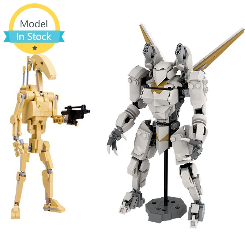 MOC Cool Imitation Mechanical Robot Model Building Blocks ENGEL-01 MK-II Bricks Kit Assemble High-Tech Toy Child Birthday Gift
MOC Cool Imitation Mechanical Robot Model Building Blocks ENGEL-01 MK-II Bricks Kit Assemble High-Tech Toy Child Birthday Gift