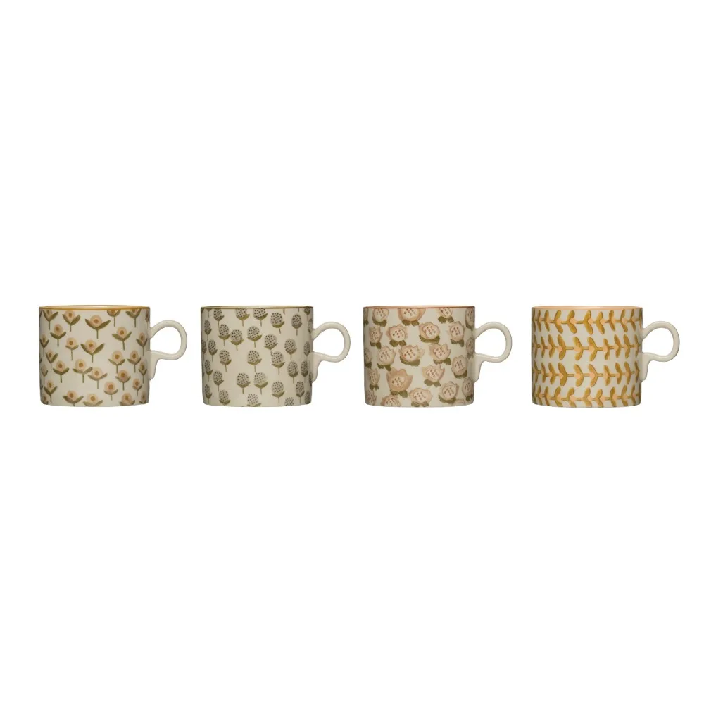 Creative Collaboration 12 Ounce Stone Tableware Mug with 4 Hand Stamped Patterns for Durability Cold and Hot Options
Creative Collaboration 12 Ounce Stone Tableware Mug with 4 Hand Stamped Patterns for Durability Cold and Hot Options