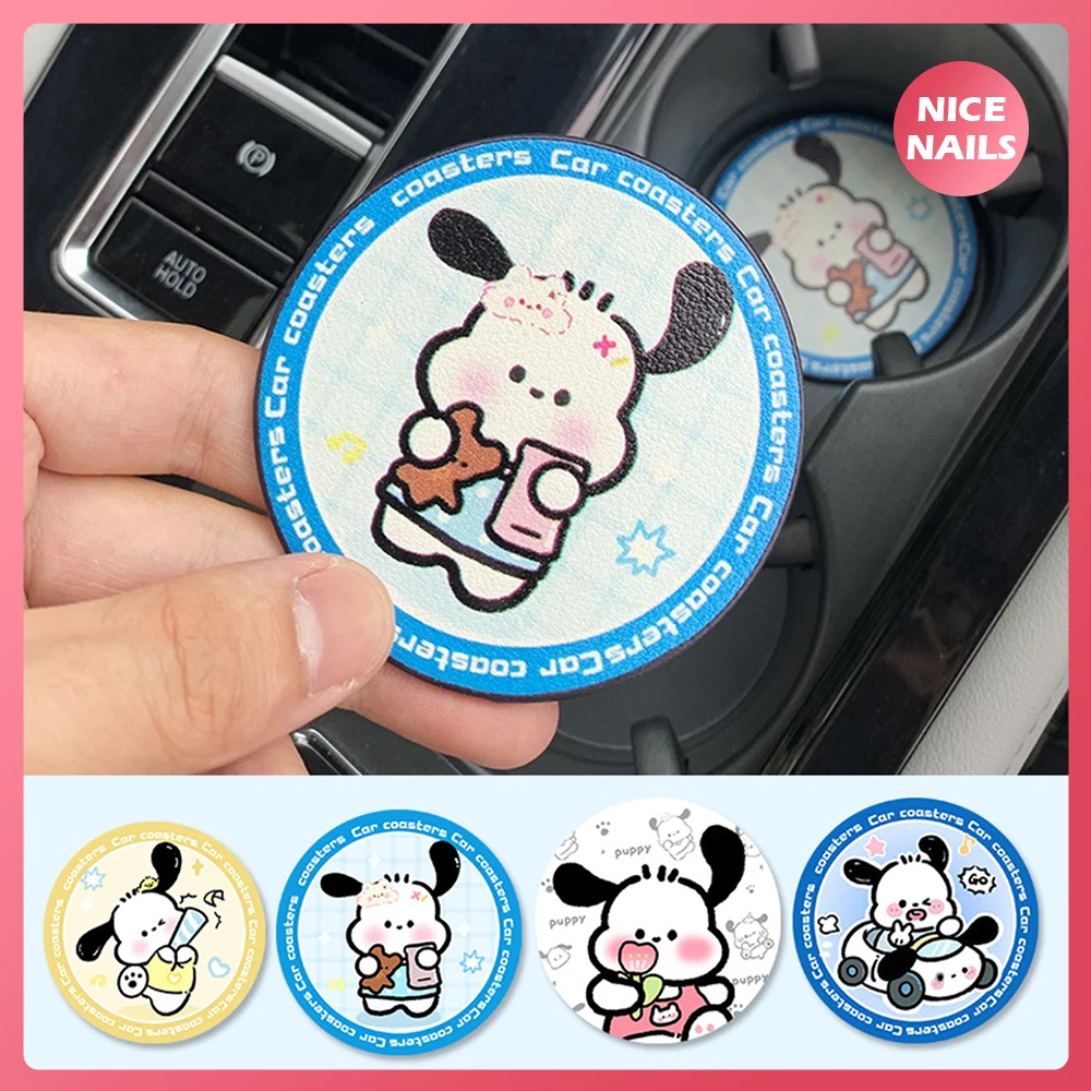 2Pcs Cartoon Pochacco Car Sink Water Cup Mat Leather Coaster Waterproof Non-Slip Mat Cute Car Interior Decoration Accessories
2Pcs Cartoon Pochacco Car Sink Water Cup Mat Leather Coaster Waterproof Non-Slip Mat Cute Car Interior Decoration Accessories