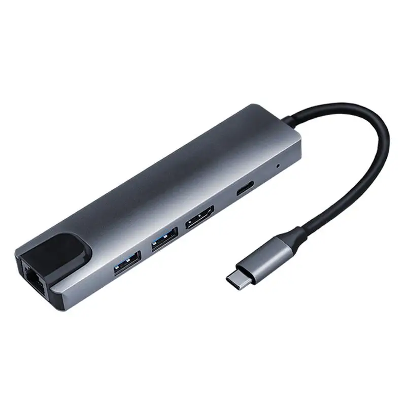 1 шт. USB C концентратор 5-в-1 PD зарядный Ethernet-порт 4K HDMI адаптер для телефона компьютера
1 шт. USB C концентратор 5-в-1 PD зарядный Ethernet-порт 4K HDMI адаптер для телефона компьютера