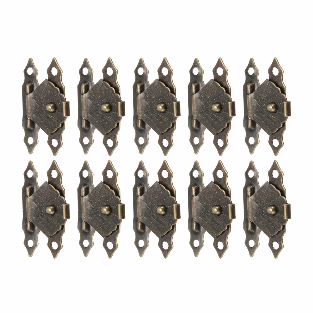 10Pcs Antique Bronze Iron Jewelry Box Padlock Hasps Latch Clasp Lock Wooden Box Cases Decoration Hasps For Vintage Wooden Box
10Pcs Antique Bronze Iron Jewelry Box Padlock Hasps Latch Clasp Lock Wooden Box Cases Decoration Hasps For Vintage Wooden Box