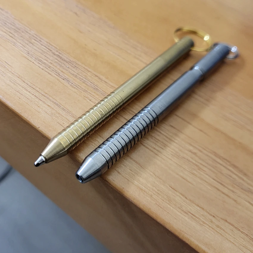 Механический карандаш TC4 из титанового сплава, 1 шт., с зажимом Ti дамасский, автоматический карандаш 0,7 мм 
Механический карандаш TC4 из титанового сплава, 1 шт., с зажимом Ti дамасский, автоматический карандаш 0,7 мм