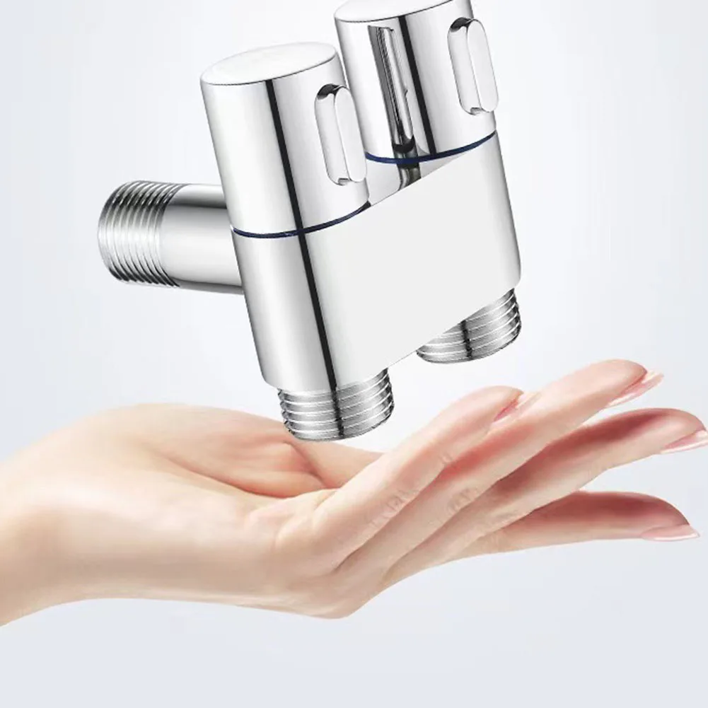 G1/2 1 In Two Out Double Control Angle Valve Washing Machine Faucet Toilet Alloy Triangle Valve Toilet Water Inlet Switch Faucet
G1/2 1 In Two Out Double Control Angle Valve Washing Machine Faucet Toilet Alloy Triangle Valve Toilet Water Inlet Switch Faucet