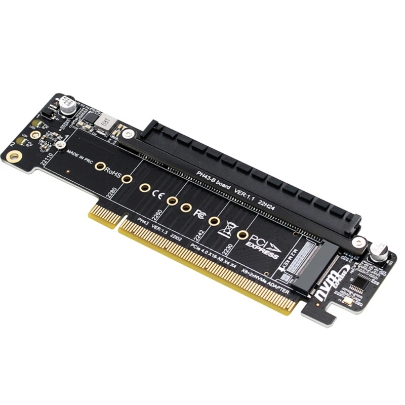 Плата расширения PCIE4.0 Split PCIE X16 TO X8 + X4 + X4 сильная совместимость
Плата расширения PCIE4.0 Split PCIE X16 TO X8 + X4 + X4 сильная совместимость