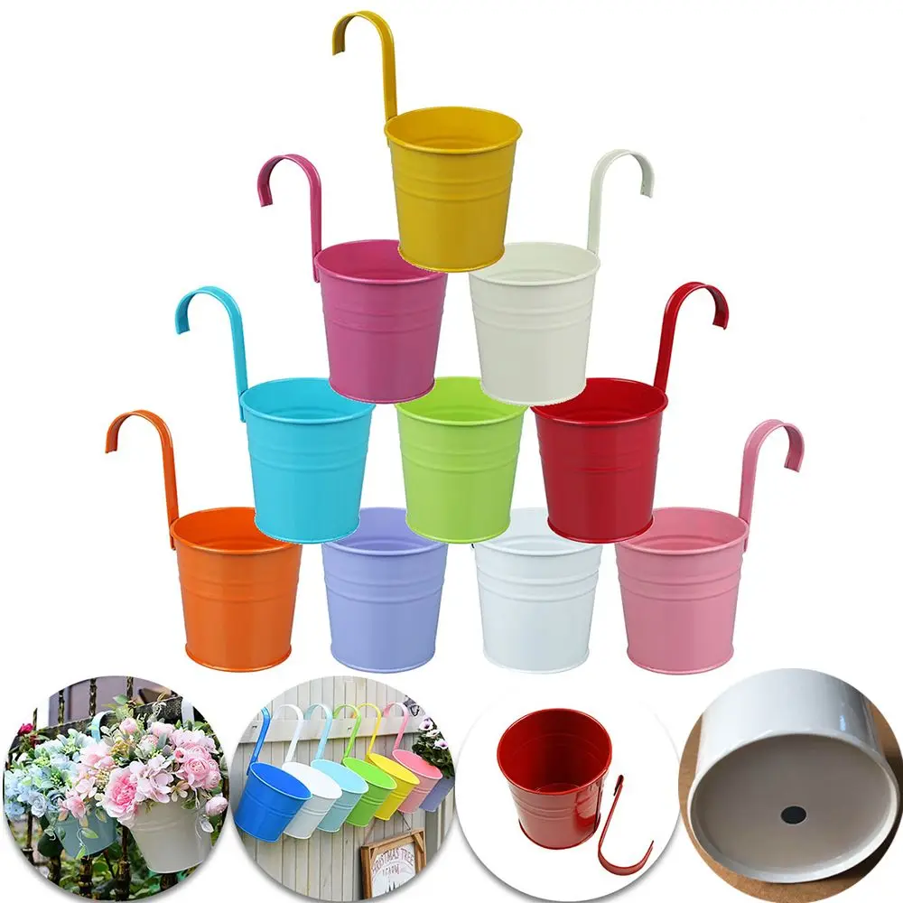 Wall Hanging Balcony Decor Garden Supplies Hook Metal Bucket Flower Holder Succulent Basket Hanging Flower Pots
Wall Hanging Balcony Decor Garden Supplies Hook Metal Bucket Flower Holder Succulent Basket Hanging Flower Pots
