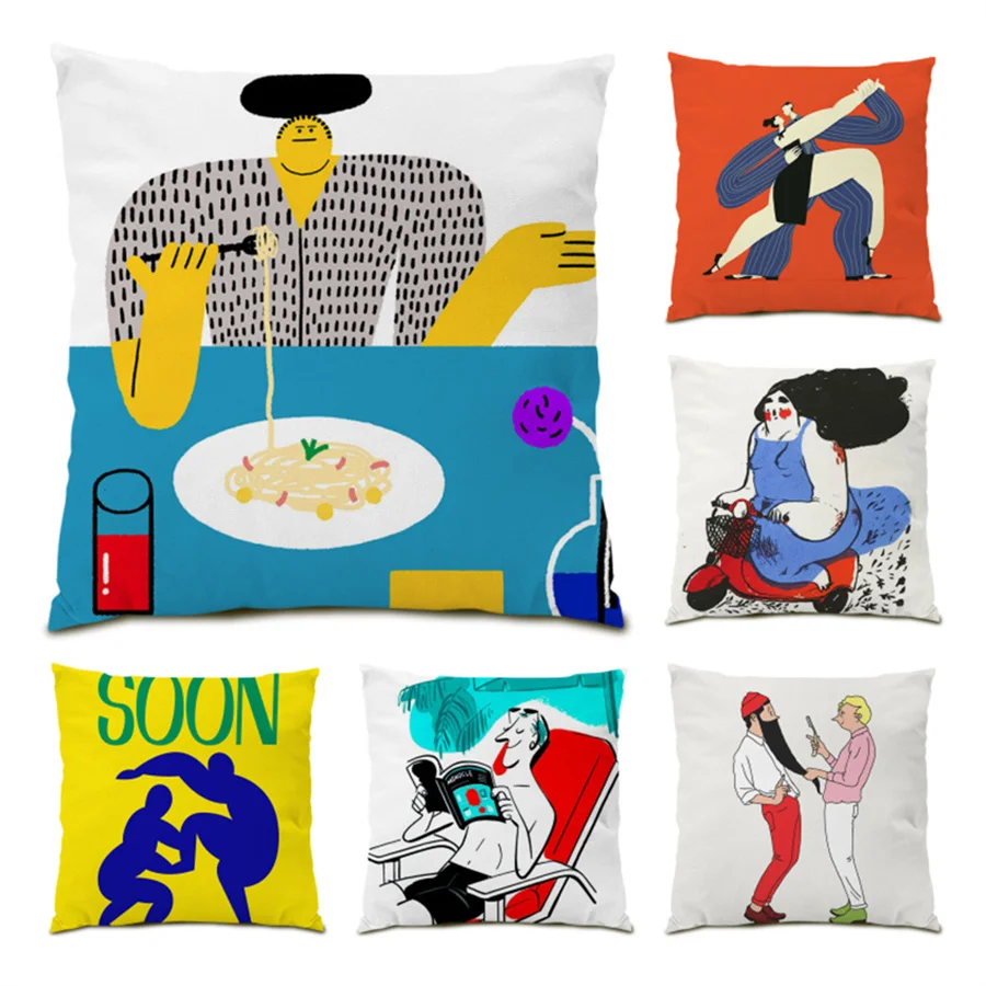 Pillowcase Pattern Sofa Decorative Pillow Cases Abstract Decoration Home Decor Polyester Linen Velvet Artistic Cover E0337
Pillowcase Pattern Sofa Decorative Pillow Cases Abstract Decoration Home Decor Polyester Linen Velvet Artistic Cover E0337
