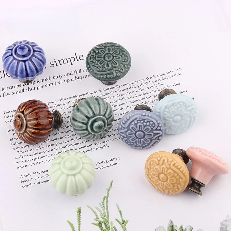 Retro High Quality Ceramic Handle Pure Color Glaze Drawer Wardrobe Shoe Cabinet Door Handle European Pastoral Small Handle
Retro High Quality Ceramic Handle Pure Color Glaze Drawer Wardrobe Shoe Cabinet Door Handle European Pastoral Small Handle