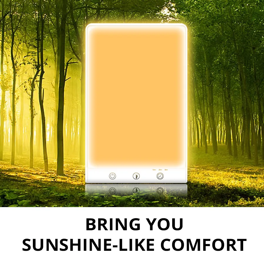 Light Therapy Lamp SAD Light LED Happy Mood Light Touch Dimmable Night Light, UV Free, Timer Function,for Home/Office/Travelling
Light Therapy Lamp SAD Light LED Happy Mood Light Touch Dimmable Night Light, UV Free, Timer Function,for Home/Office/Travelling