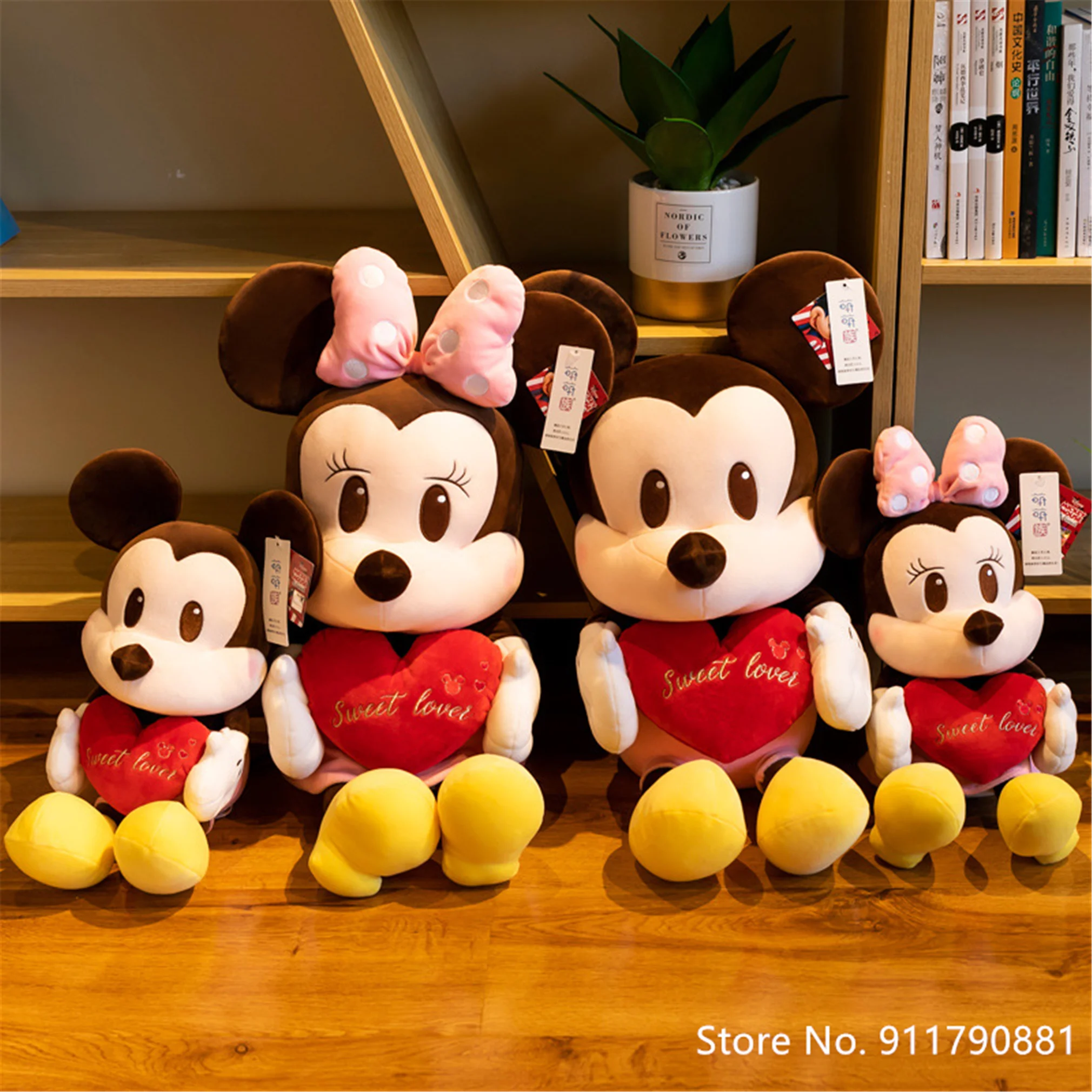 Disney Cute Cartoon Mickey Minnie Doll Plush Sleeping Toy Throw Pillow Children's Birthday Holiday Gift Bedroom Decoration
Disney Cute Cartoon Mickey Minnie Doll Plush Sleeping Toy Throw Pillow Children's Birthday Holiday Gift Bedroom Decoration