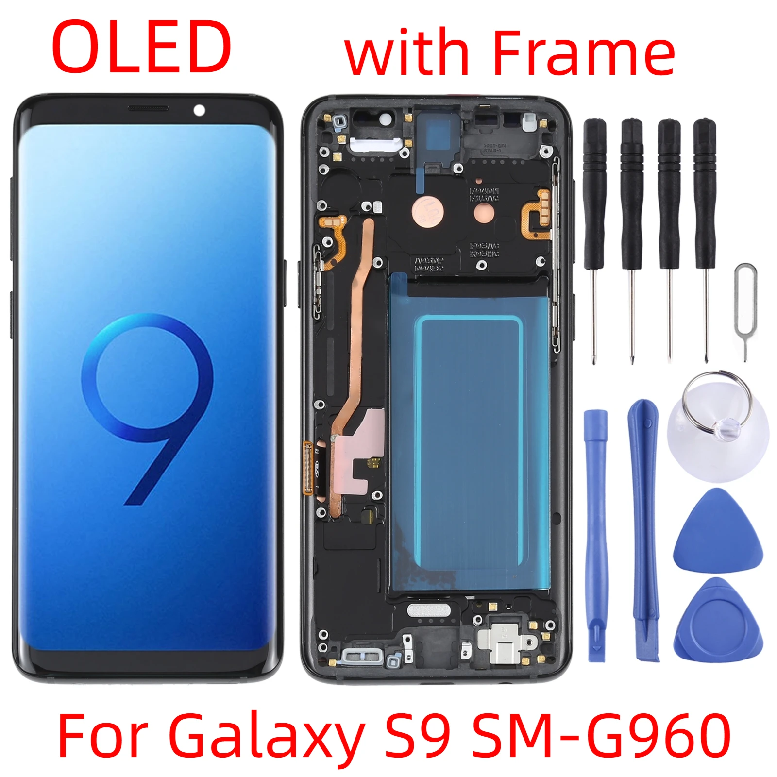 Для Samsung Galaxy S9 SM-G960 OLED ЖК-экран для Samsung Galaxy S9 SM-G960 дигитайзер полная сборка с рамкой
Для Samsung Galaxy S9 SM-G960 OLED ЖК-экран для Samsung Galaxy S9 SM-G960 дигитайзер полная сборка с рамкой