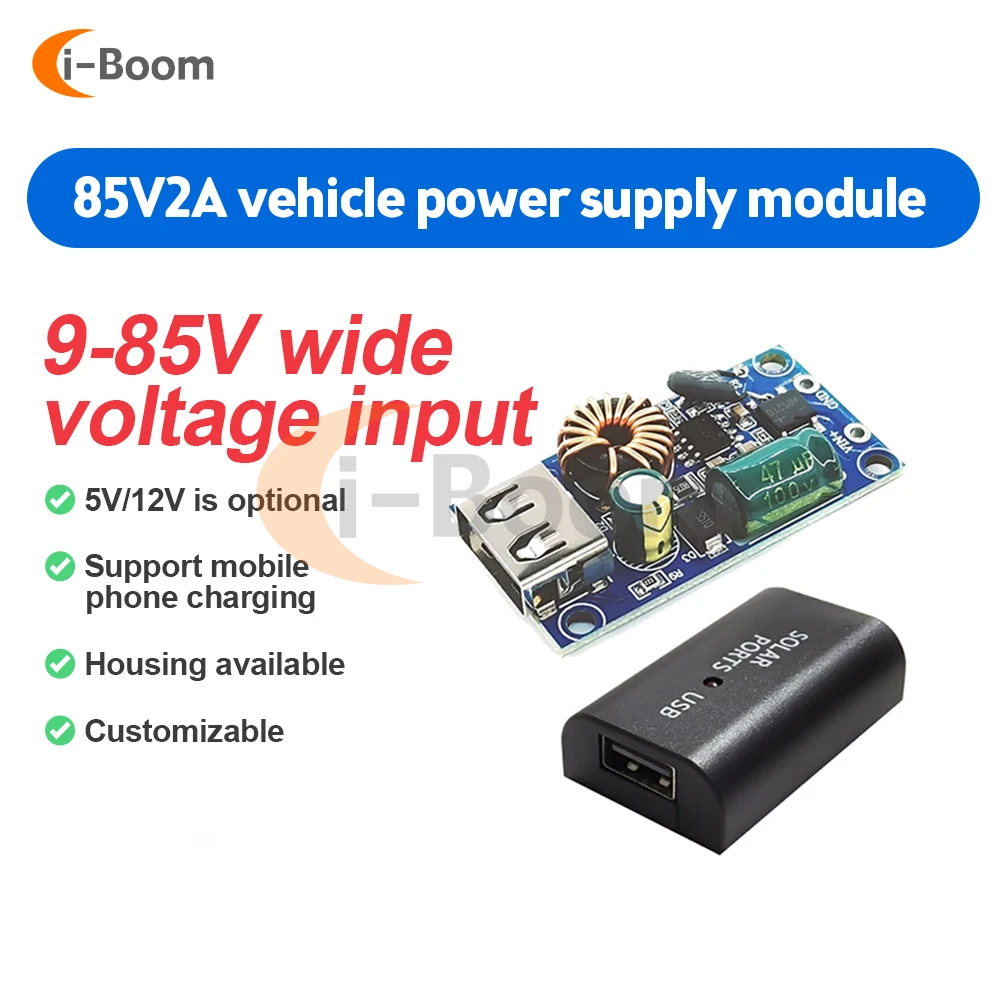 12V 24V 48V 60V 72V DC-DC Step Down Buck Converter 5V 2A USB Charging Board Module for Car Mobile Phone Power Supply Charger
12V 24V 48V 60V 72V DC-DC Step Down Buck Converter 5V 2A USB Charging Board Module for Car Mobile Phone Power Supply Charger
