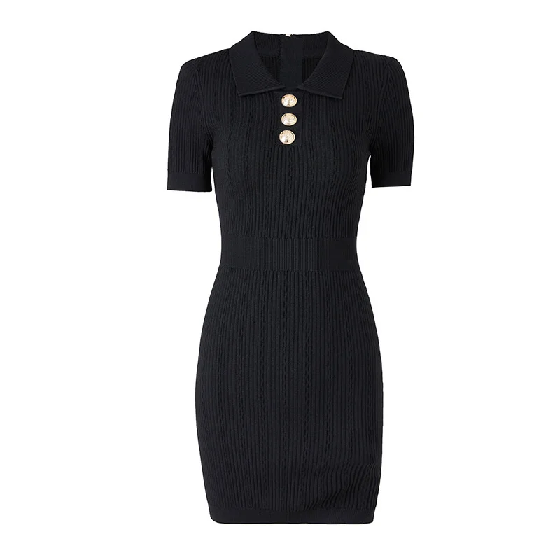 Autumn New 2023 Slim Short Sleeve Knitted Dress High Quality Shoulder Cotton Mid length Factory Wholesale
Autumn New 2023 Slim Short Sleeve Knitted Dress High Quality Shoulder Cotton Mid length Factory Wholesale