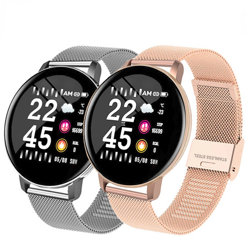Men's and women's sports connected watches for Android IOS Xiaomi PK P8's round, waterproof, sports and blood pressure monitors
Men's and women's sports connected watches for Android IOS Xiaomi PK P8's round, waterproof, sports and blood pressure monitors
