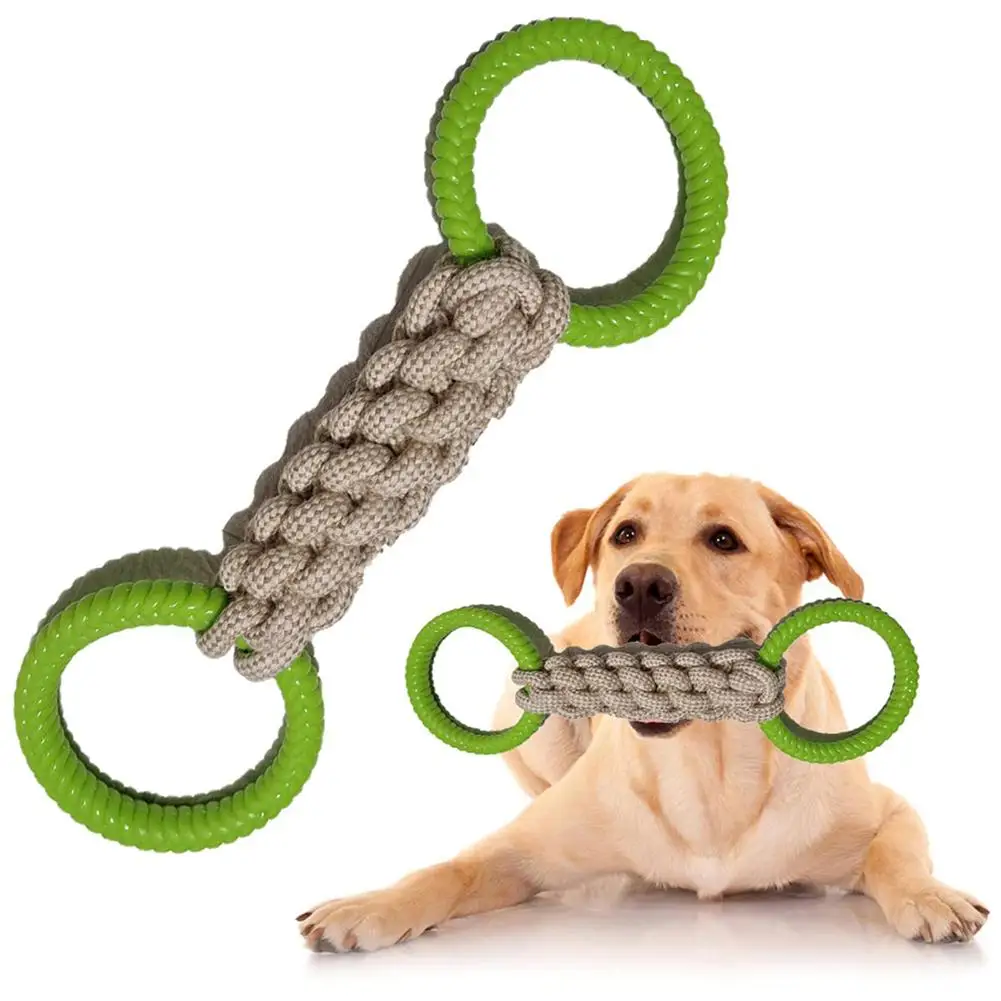 1 Piece Pet Cotton Rope Toy For Aggressive Chewers Indestructible Bite-resistant Tug Of War Toy For Medium Large Dogs
1 Piece Pet Cotton Rope Toy For Aggressive Chewers Indestructible Bite-resistant Tug Of War Toy For Medium Large Dogs