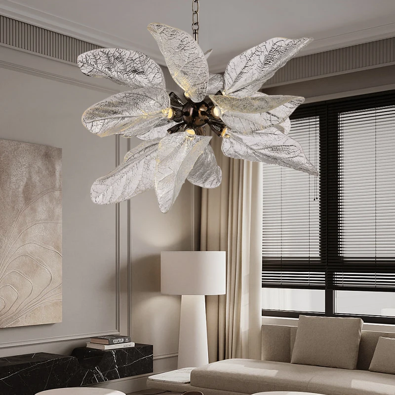 Creative Resin Chandelier for Living Room Bedroom Copper Leaves Hanging Lamp Home Decor Lighting Fixture Art Flower LED Pendant
Creative Resin Chandelier for Living Room Bedroom Copper Leaves Hanging Lamp Home Decor Lighting Fixture Art Flower LED Pendant