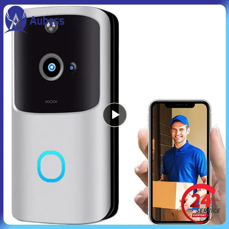 

1/2/3PCS M10 Smart Video WIFI Doorbell Camera Visual Call Intercom Door Bell CCTV Chime Phone APP Remote Record Home Security