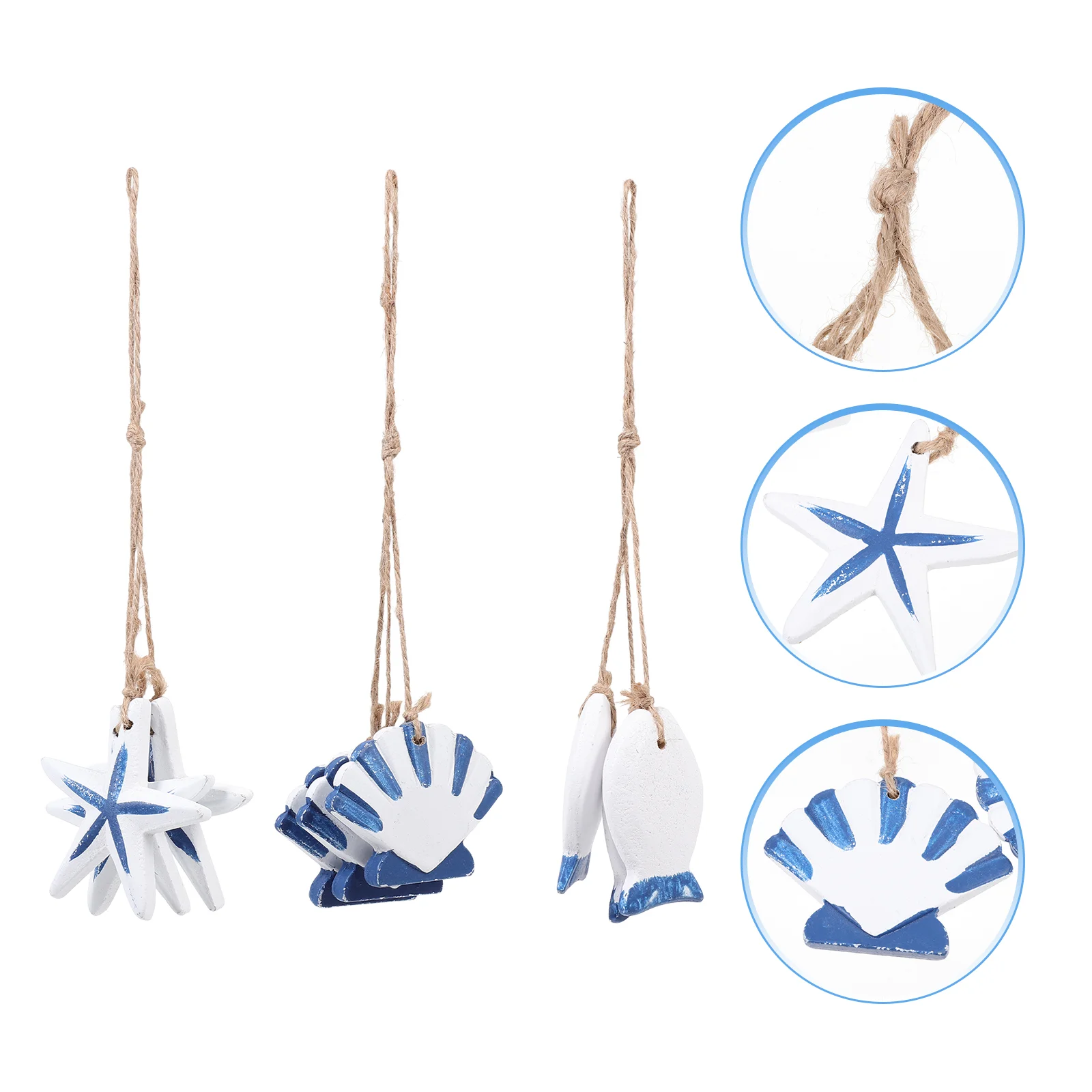 3Pcs Scallop Shaped Wooden Pendants Fish Shaped Wooden Pendants Household Decors
3Pcs Scallop Shaped Wooden Pendants Fish Shaped Wooden Pendants Household Decors