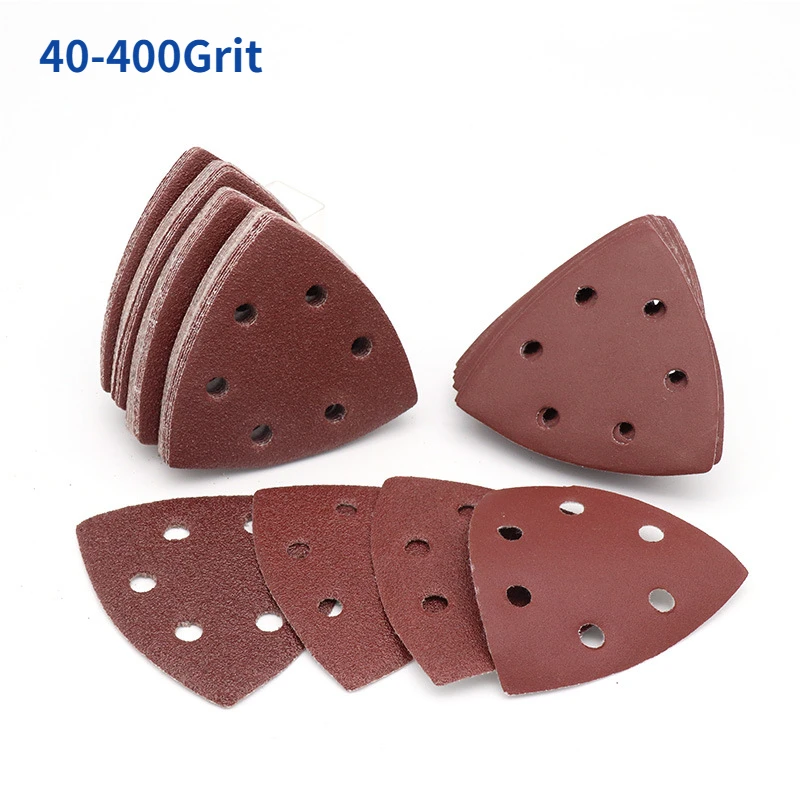 50/20/10/5PCS 6 Hole Triangular Sanding Disc 90*90mm Delta Sander Hook & Loop Sandpaper Abrasive Tools for Sanding Grit 40-400
50/20/10/5PCS 6 Hole Triangular Sanding Disc 90*90mm Delta Sander Hook & Loop Sandpaper Abrasive Tools for Sanding Grit 40-400