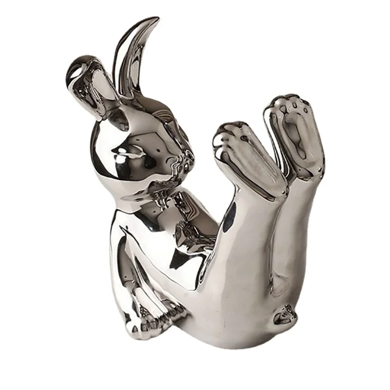 Creative Wine Bottle Rack Chinese Rabbit Wine Shelves Plating Silver Bottle Wine Stand Animal Wine Bottle Holder Decoration
Creative Wine Bottle Rack Chinese Rabbit Wine Shelves Plating Silver Bottle Wine Stand Animal Wine Bottle Holder Decoration