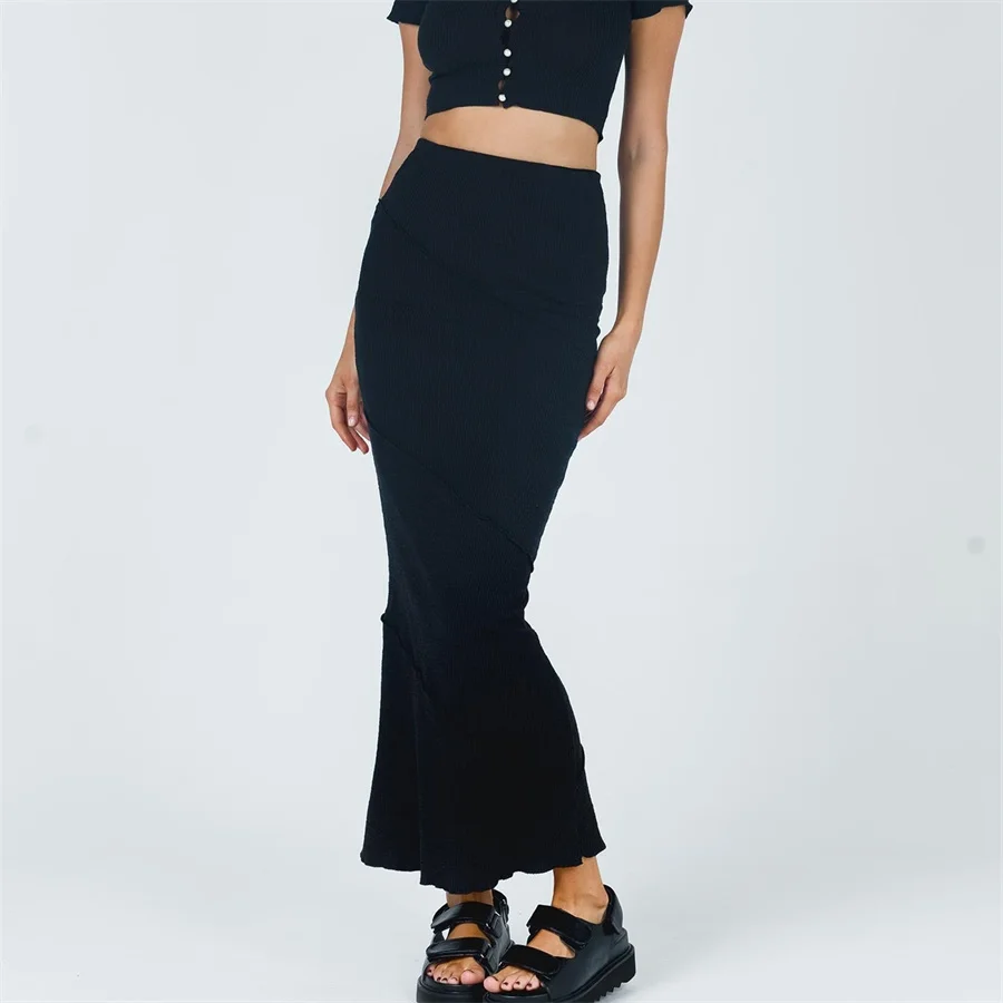 Осенние длинные юбки с эластичной завышенной талией, элегантные модные женские Облегающие юбки-карандаш с запахом, новинка 2022
Осенние длинные юбки с эластичной завышенной талией, элегантные модные женские Облегающие юбки-карандаш с запахом, новинка 2022