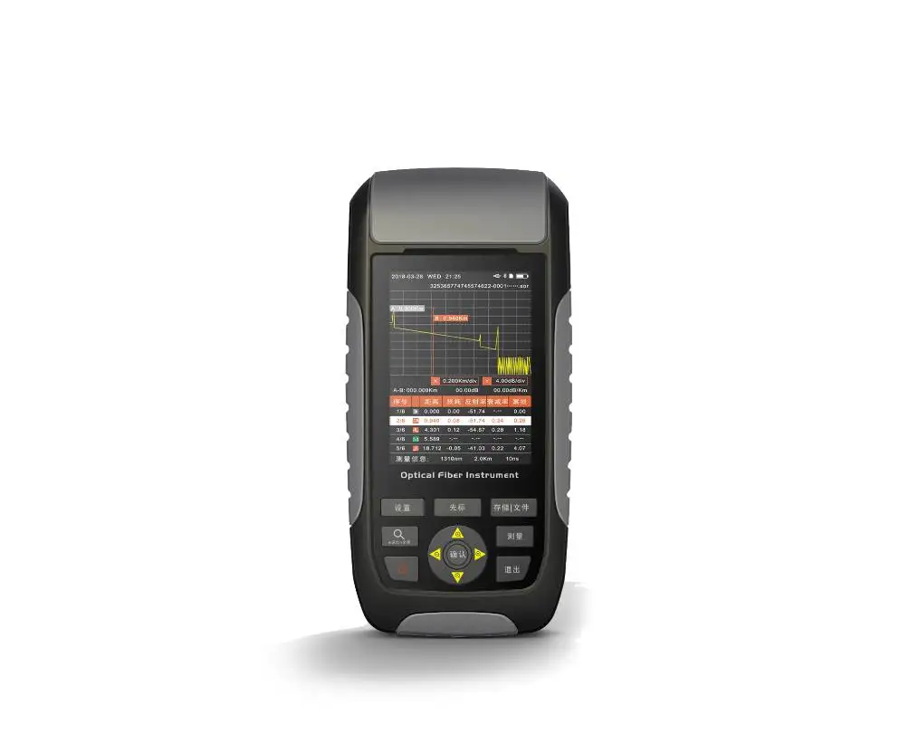 Handheld Mini OTDR 1310 1550nm 22/20dB 80KM with OPM and VFL Functions Fiber Optic Test Equipment ALK-500 OTDR
Handheld Mini OTDR 1310 1550nm 22/20dB 80KM with OPM and VFL Functions Fiber Optic Test Equipment ALK-500 OTDR