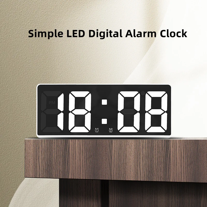 ChuHan LED Digital Alarm Clock Voice Control TEMP Date Snooze Night Mode Table Clock 12/24H Anti-disturb Function At Night
ChuHan LED Digital Alarm Clock Voice Control TEMP Date Snooze Night Mode Table Clock 12/24H Anti-disturb Function At Night