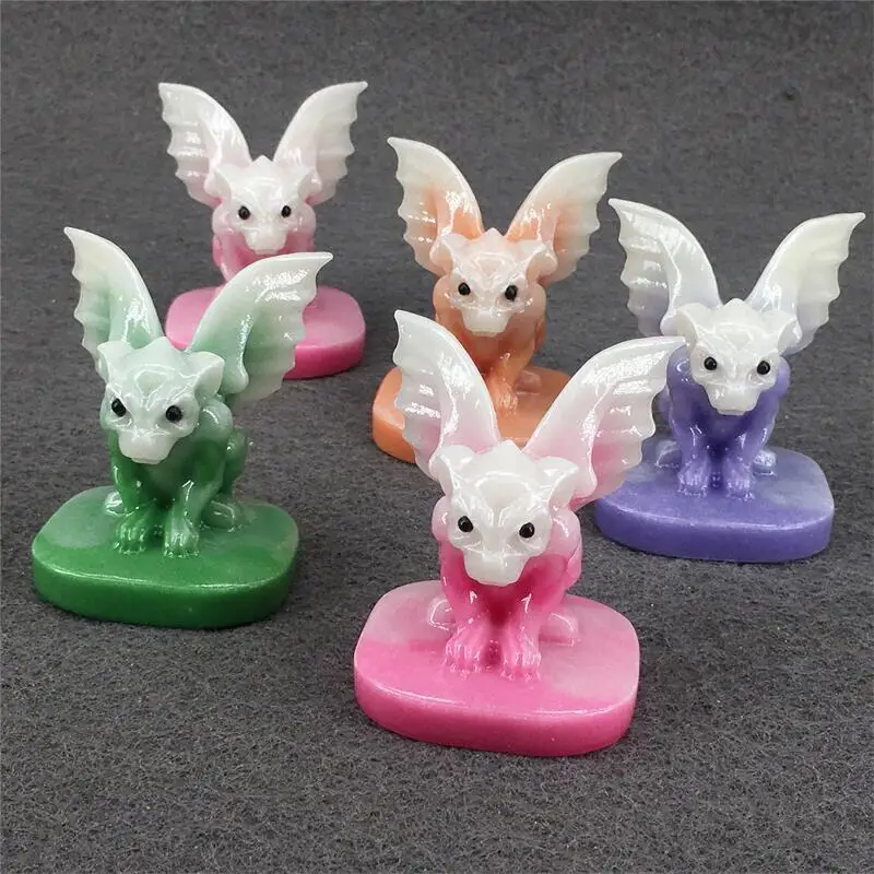 High Quality Luminous Stone Gargoyle Crystal Carving Small Carving Collection Handicraft Room Decor Creative Gift 1pcs
High Quality Luminous Stone Gargoyle Crystal Carving Small Carving Collection Handicraft Room Decor Creative Gift 1pcs