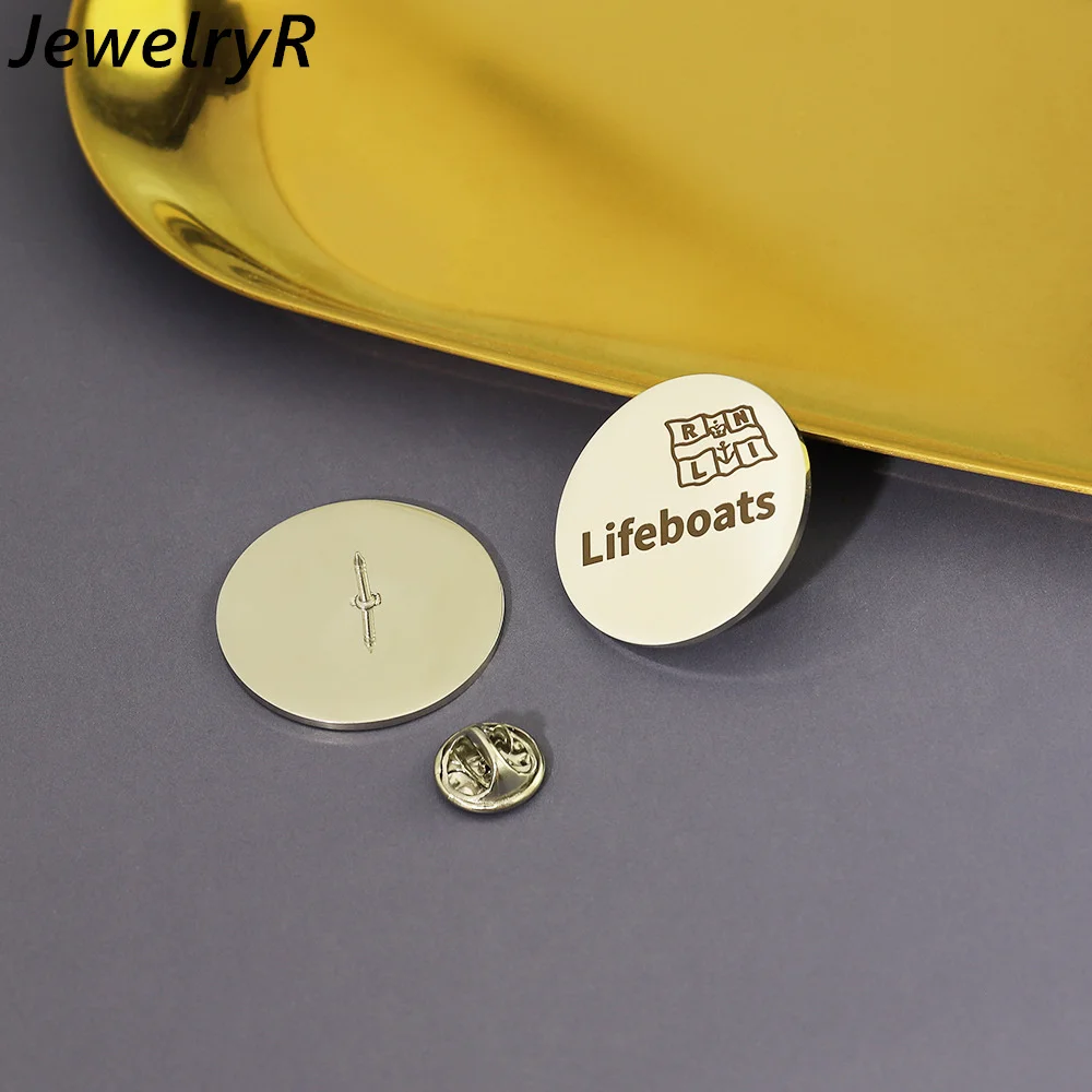 JewelryR Personality Custom Round Brooch Pin Stainless Steel Name Letter Pattern Badge Lapel Pin For Unisex Jewelry Best Gift 
JewelryR Personality Custom Round Brooch Pin Stainless Steel Name Letter Pattern Badge Lapel Pin For Unisex Jewelry Best Gift
