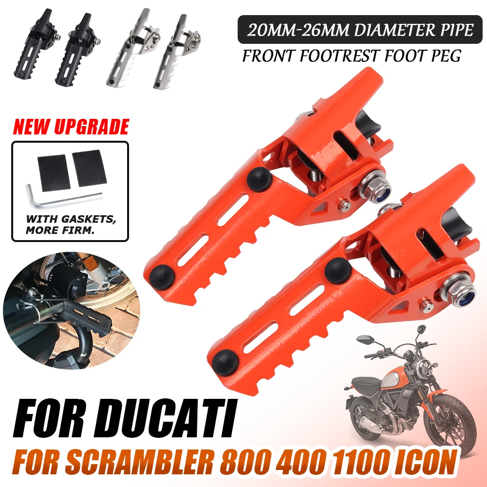 Для Ducati Scrambler 800 400 1100 Icon Scrambler800 аксессуары для мотоциклов Передние Подножки зажимы подножки педали
Для Ducati Scrambler 800 400 1100 Icon Scrambler800 аксессуары для мотоциклов Передние Подножки зажимы подножки педали
