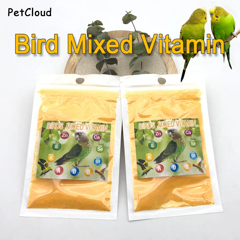 Bird Mixed Vitamin Enhance Immunity Parrot Increase Feather Color Improve Pigeon Anorexia Supplement Nutrition For Bird Suppllie
Bird Mixed Vitamin Enhance Immunity Parrot Increase Feather Color Improve Pigeon Anorexia Supplement Nutrition For Bird Suppllie
