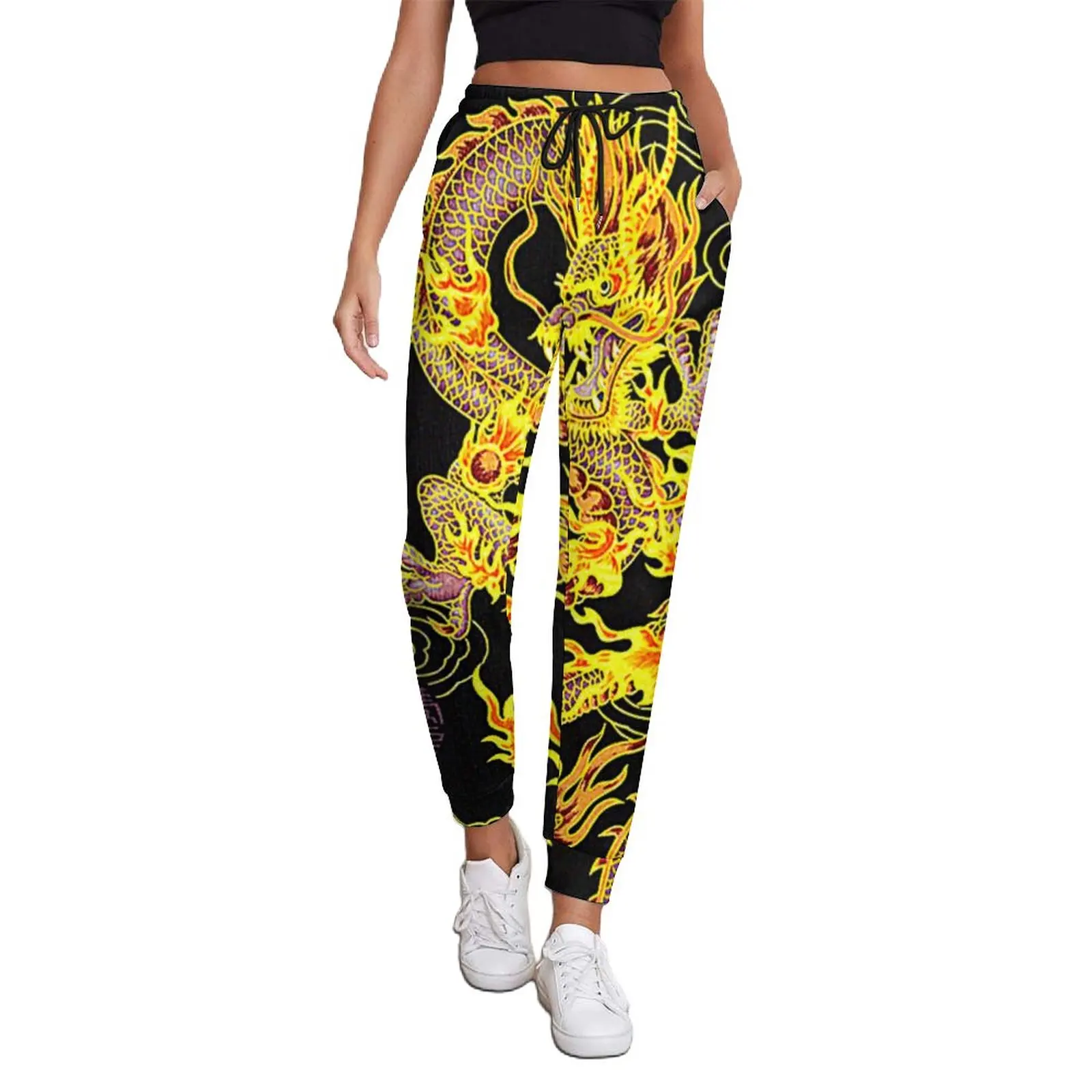 Popular Chinese Dragon Baggy Pants Woman Neo Art Print Vintage Sweatpants Autumn Design Streetwear Big Size Trousers Gift
Popular Chinese Dragon Baggy Pants Woman Neo Art Print Vintage Sweatpants Autumn Design Streetwear Big Size Trousers Gift