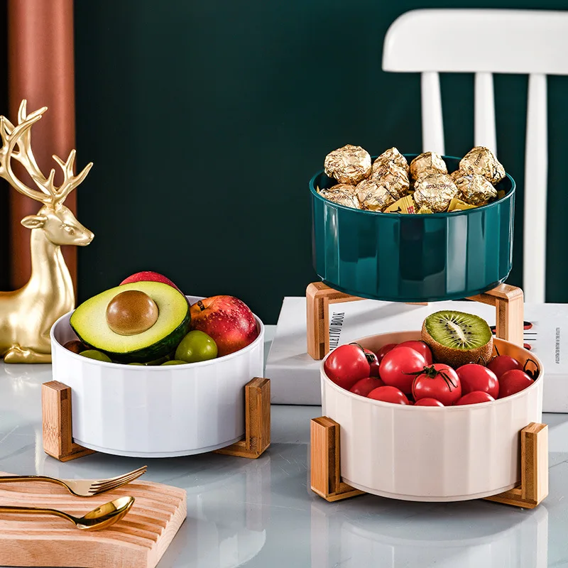 Wooden frame plate, fruit plate, imitation porcelain, light luxury household salad bowl, thickened fruit basin, large capacity
Wooden frame plate, fruit plate, imitation porcelain, light luxury household salad bowl, thickened fruit basin, large capacity