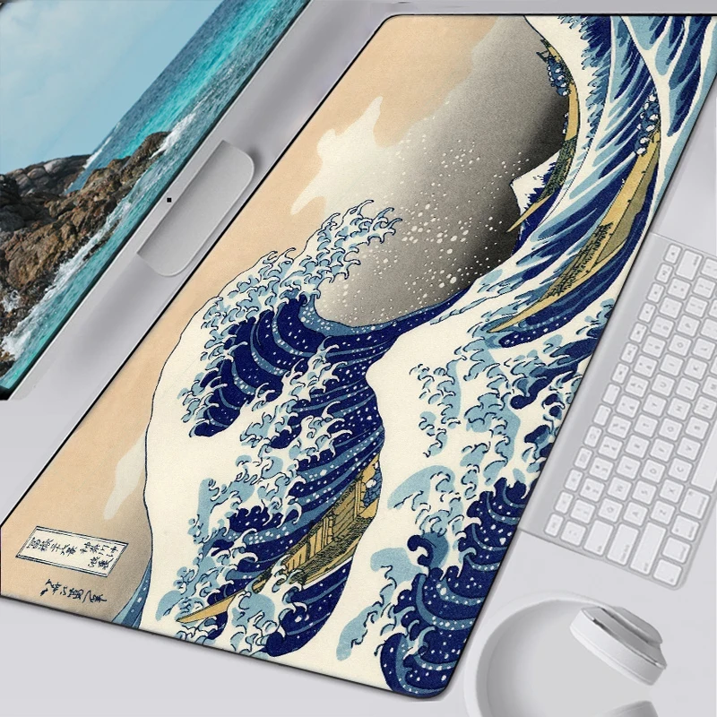 XXL Great Wave Off Mouse Pad Art Large Overlock Edge Mat Rubber Speed PC Computer Gaming Mousepad Waterproof Desk Keyboard Mat
XXL Great Wave Off Mouse Pad Art Large Overlock Edge Mat Rubber Speed PC Computer Gaming Mousepad Waterproof Desk Keyboard Mat