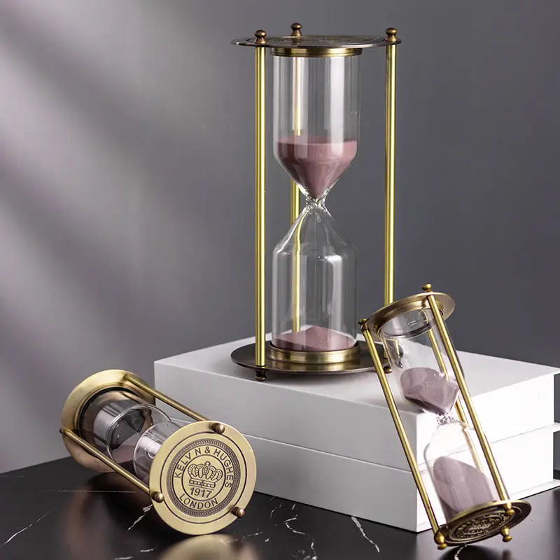 Creative Metal Sand Clock 30-Minute Timer Modern Minimalist Office Decorations Hourglasses Desktop Decorative Clock
Creative Metal Sand Clock 30-Minute Timer Modern Minimalist Office Decorations Hourglasses Desktop Decorative Clock