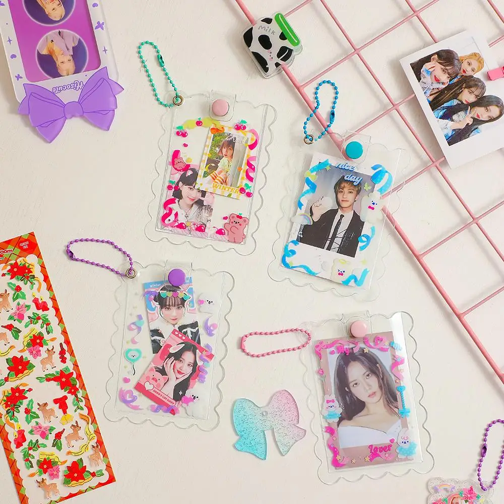 Kawaii Cute Bear Kpop Photocard Clear Card Holder Photo Protector Idol Photo Sleeves School Stationery
Kawaii Cute Bear Kpop Photocard Clear Card Holder Photo Protector Idol Photo Sleeves School Stationery